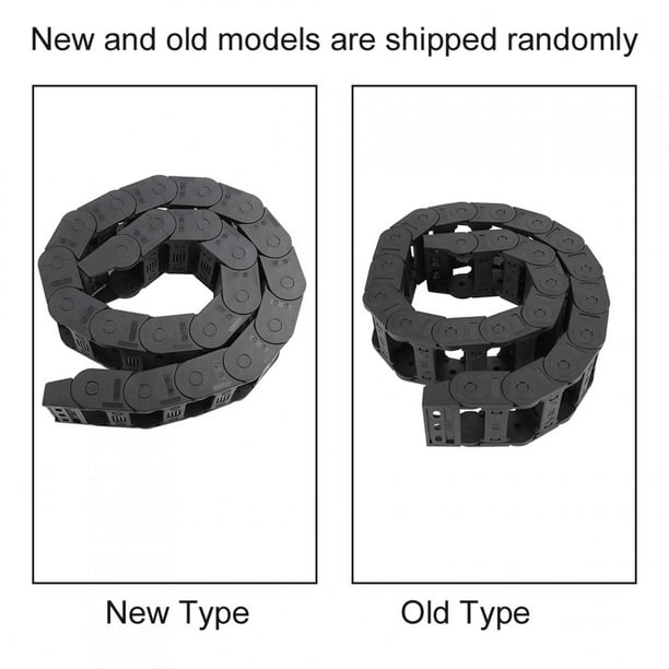Nylon 100cm Drag Chain Cable Carrier Cable Drag Chain for 3D Printer CNC Machine Tools Nylon 100cm Drag Chain Cable Carrier Cable Drag Chain for 3D Printer CNC Machine Tools